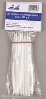Albion Alloys plastic sanding needles 320 white