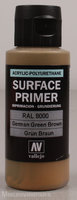 Vallejo Surface Primer German Green Brown (RAL 8000) 60ml