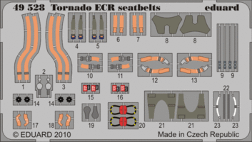 Eduard Photo Etched Parts voor Tornado F-3 seatbelts 1:48