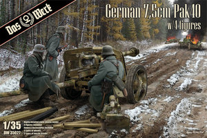 Das Werk German 7,5cm Pak40  1:35