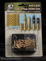 AFV Club 95mm UK Houwitzer Ammo Set,1:35