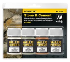 Vallejo pigmentset  Stone&cement