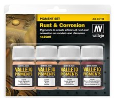 Vallejo Pigmenten set  Rust&Corrosion