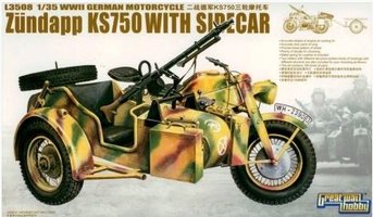 Great Wall Hobby Zundapp KS750 With Sidecar 1:35