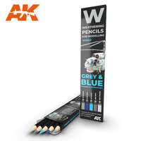 AK Weathering Pencils Grey&Blue